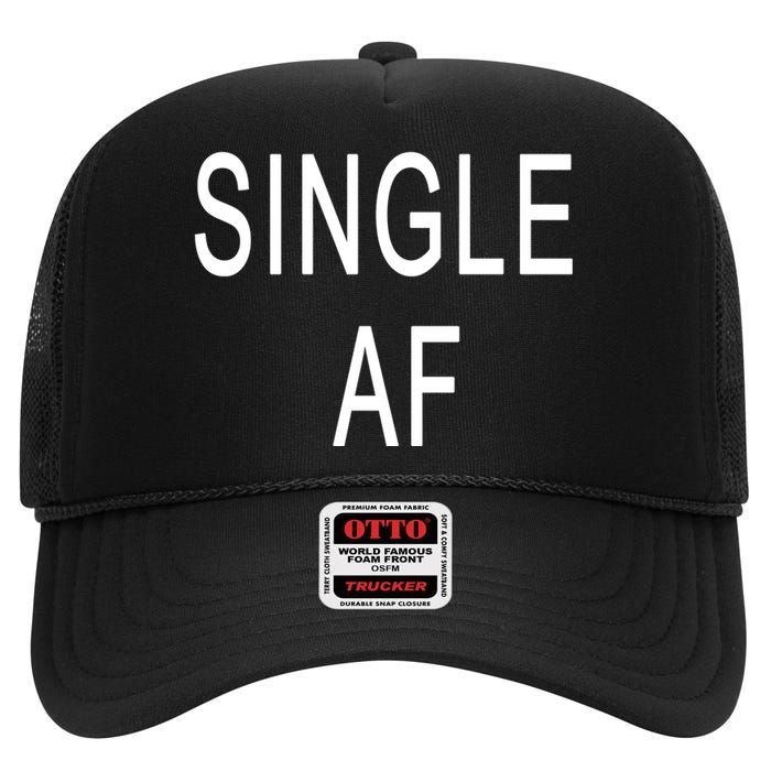 Single AF High Crown Mesh Back Trucker Hat