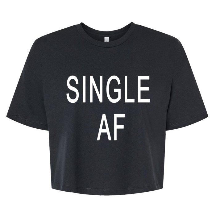 Single AF Bella+Canvas Jersey Crop Tee