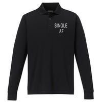 Single AF Performance Long Sleeve Polo