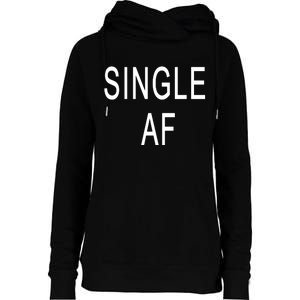 Single AF Womens Funnel Neck Pullover Hood