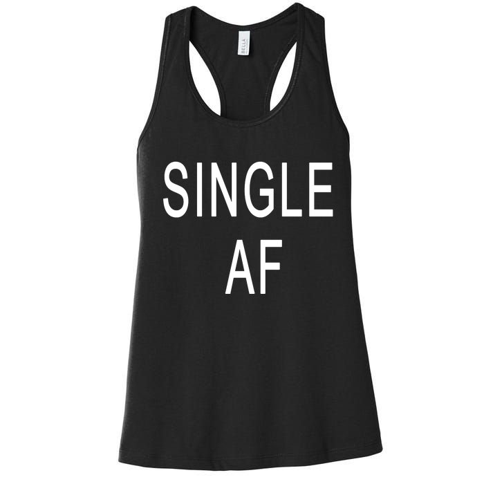 Single AF Women's Racerback Tank