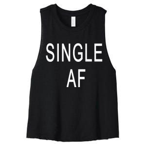 Single AF Women's Racerback Cropped Tank