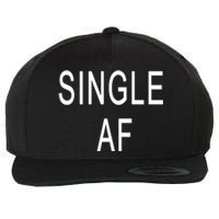 Single AF Wool Snapback Cap