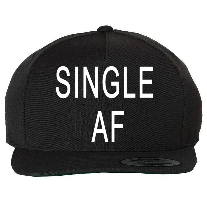 Single AF Wool Snapback Cap