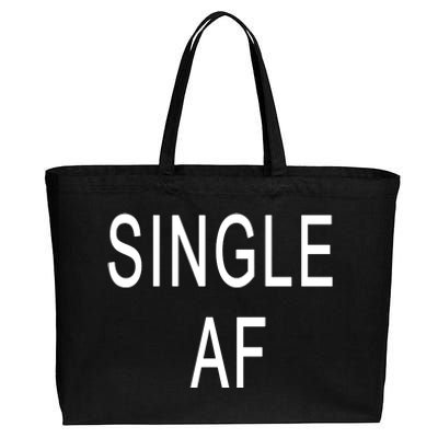 Single AF Cotton Canvas Jumbo Tote