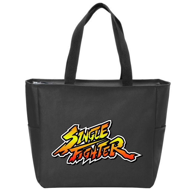 Single Fighter Zip Tote Bag