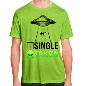 Single Or Taken Alien Valentines Day Adult ChromaSoft Performance T-Shirt