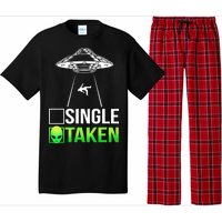 Single Or Taken Alien Valentines Day Pajama Set