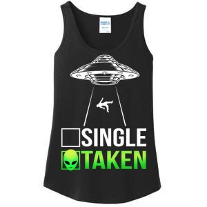 Single Or Taken Alien Valentines Day Ladies Essential Tank