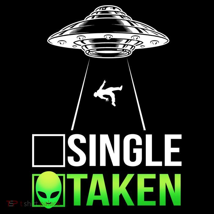Single Or Taken Alien Valentines Day Flatbill Hat
