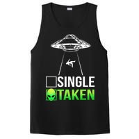 Single Or Taken Alien Valentines Day PosiCharge Competitor Tank