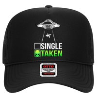 Single Or Taken Alien Valentines Day Trucker Hat