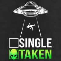 Single Or Taken Alien Valentines Day Trucker Hat