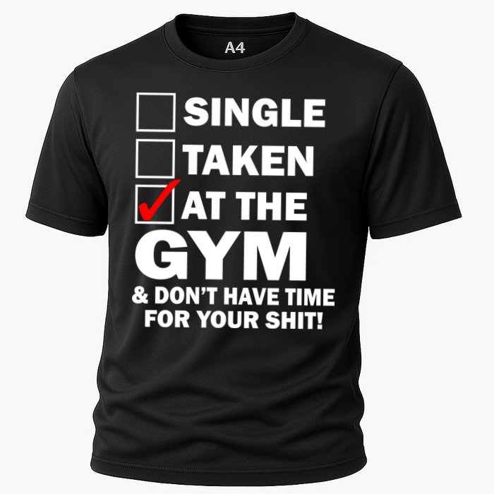 Single Taken At The Gym Cooling Performance Crew T-Shirt