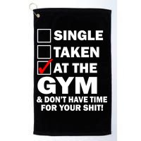 Single Taken At The Gym Golf Towel
