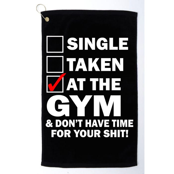 Single Taken At The Gym Golf Towel