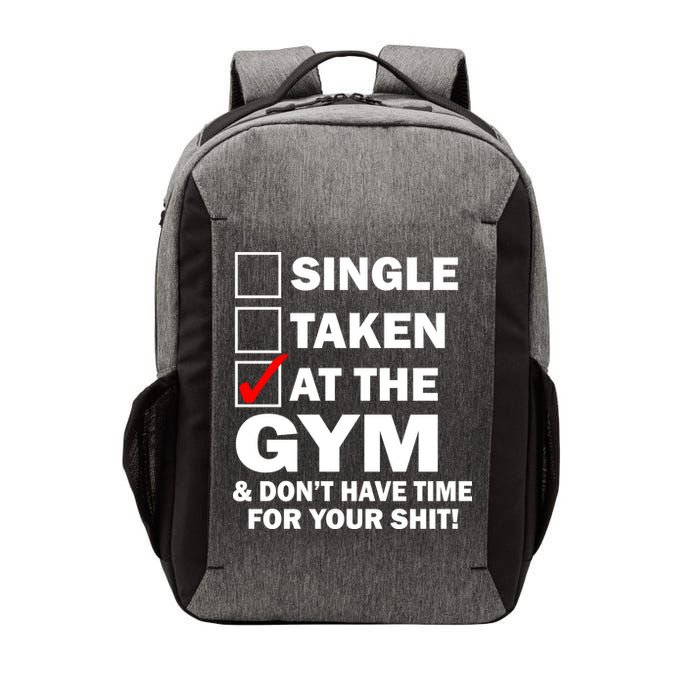Single Taken At The Gym Vector Backpack