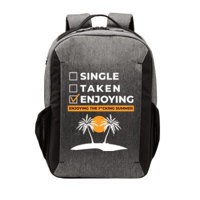 Single Taken Enjoying Summer Vector Backpack