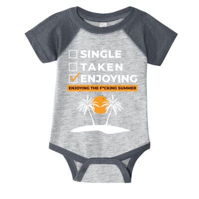 Single Taken Enjoying Summer Infant Baby Jersey Bodysuit