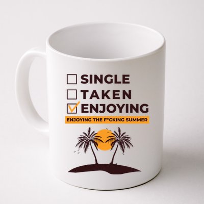 Single Taken Enjoying Summer Mug