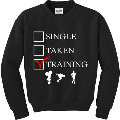 Single Taken Training Kids Sweatshirt