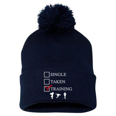 Single Taken Training Pom Pom 12in Knit Beanie