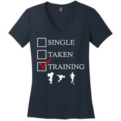 Single Taken Training Women's V-Neck T-Shirt