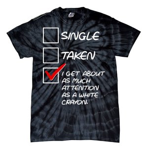 Single Taken White Crayon Tie-Dye T-Shirt