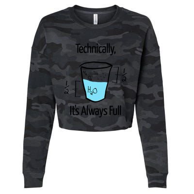 Science Is Optimistic Cropped Pullover Crew