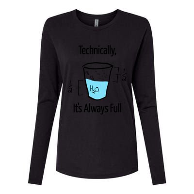 Science Is Optimistic Womens Cotton Relaxed Long Sleeve T-Shirt