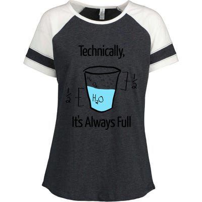 Science Is Optimistic Enza Ladies Jersey Colorblock Tee