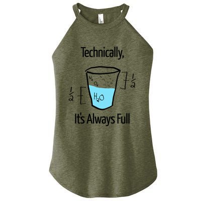 Science Is Optimistic Women’s Perfect Tri Rocker Tank