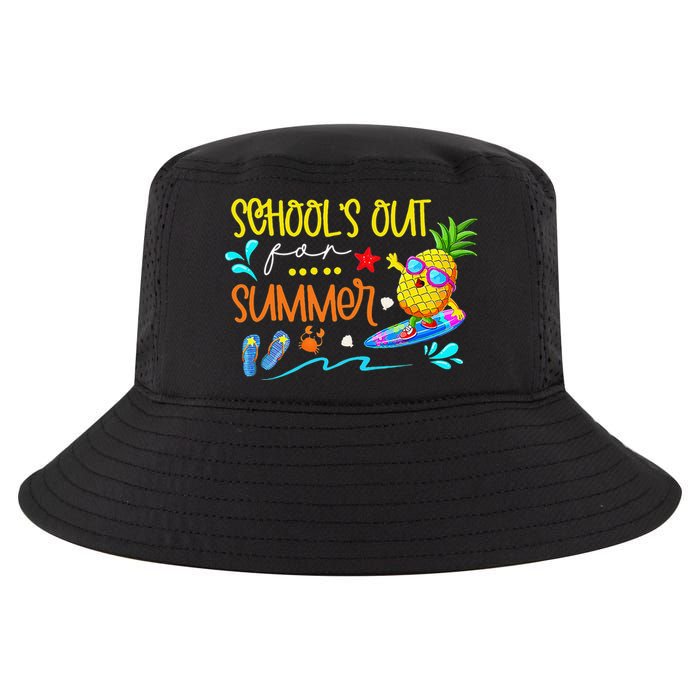 School Is Out For Summer Happy Last Day Of School Cool Comfort Performance Bucket Hat