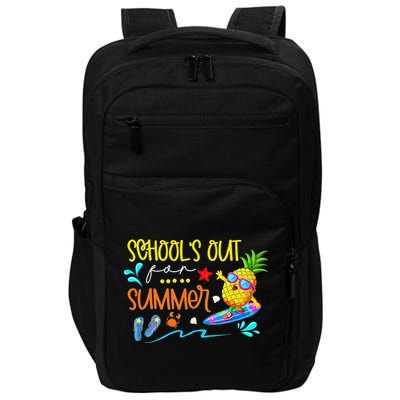 School Is Out For Summer Happy Last Day Of School Impact Tech Backpack
