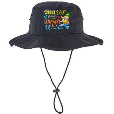 School Is Out For Summer Happy Last Day Of School Bucket Hat