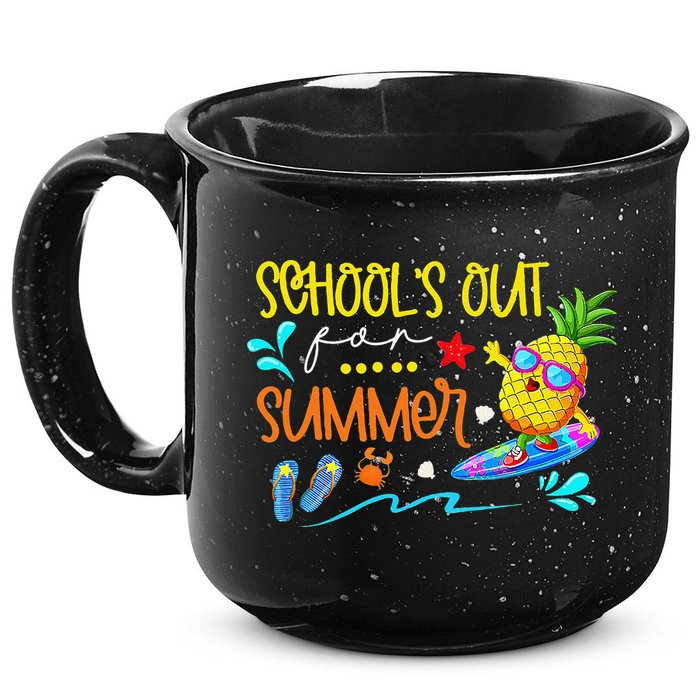 School Is Out For Summer Happy Last Day Of School 15oz Campfire Ceramic Mug