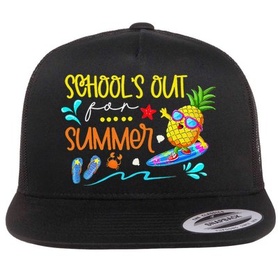 School Is Out For Summer Happy Last Day Of School Flatbill Hat