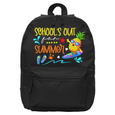 School Is Out For Summer Happy Last Day Of School 16 in Basic Backpack