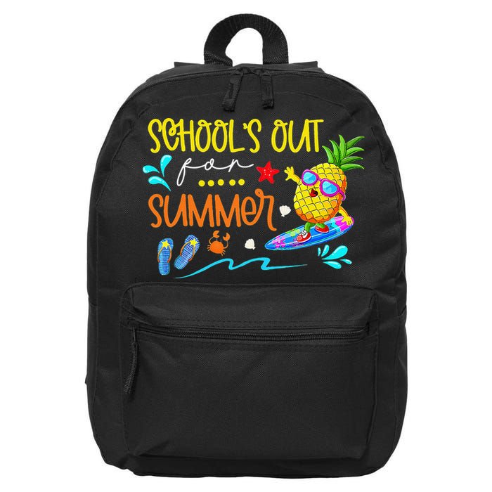 School Is Out For Summer Happy Last Day Of School 16 in Basic Backpack