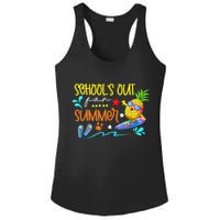 School Is Out For Summer Happy Last Day Of School Ladies PosiCharge Competitor Racerback Tank
