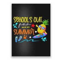 School Is Out For Summer Happy Last Day Of School Poster