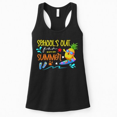 School Is Out For Summer Happy Last Day Of School Womens Tank Top