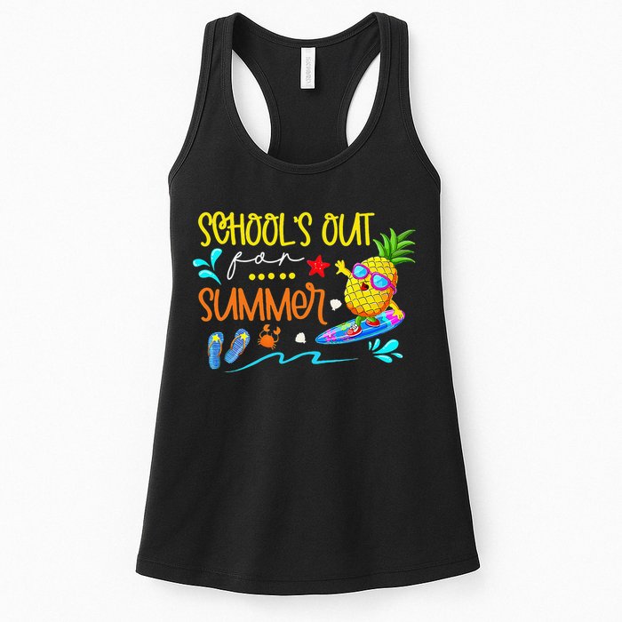 School Is Out For Summer Happy Last Day Of School Womens Tank Top