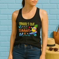 School Is Out For Summer Happy Last Day Of School Womens Tank Top