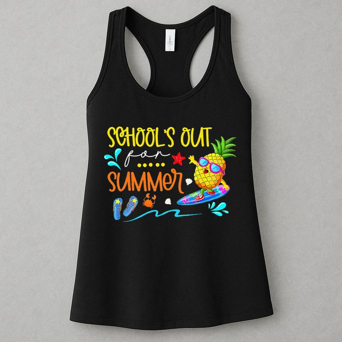 School Is Out For Summer Happy Last Day Of School Womens Tank Top