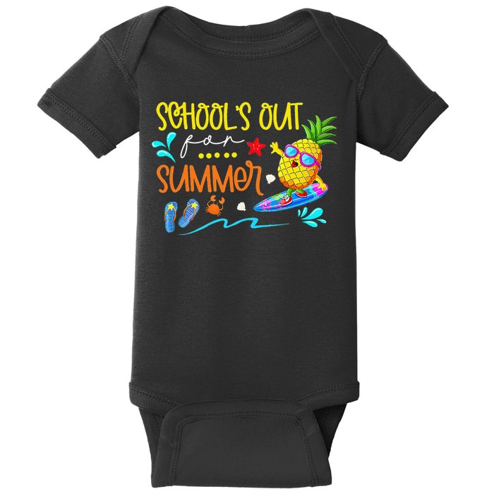 School Is Out For Summer Happy Last Day Of School Baby Bodysuit