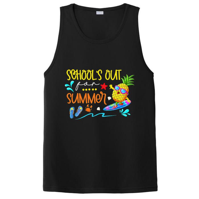 School Is Out For Summer Happy Last Day Of School PosiCharge Competitor Tank