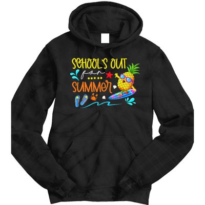 School Is Out For Summer Happy Last Day Of School Tie Dye Hoodie
