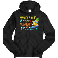 School Is Out For Summer Happy Last Day Of School Tie Dye Hoodie