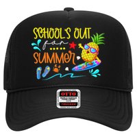 School Is Out For Summer Happy Last Day Of School Trucker Hat